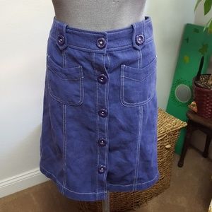 A. Cheng Periwinkle skirt